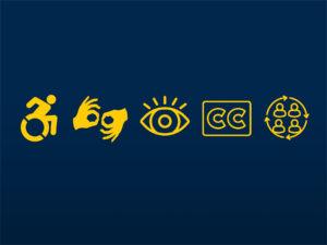 Icons for wheelchair user